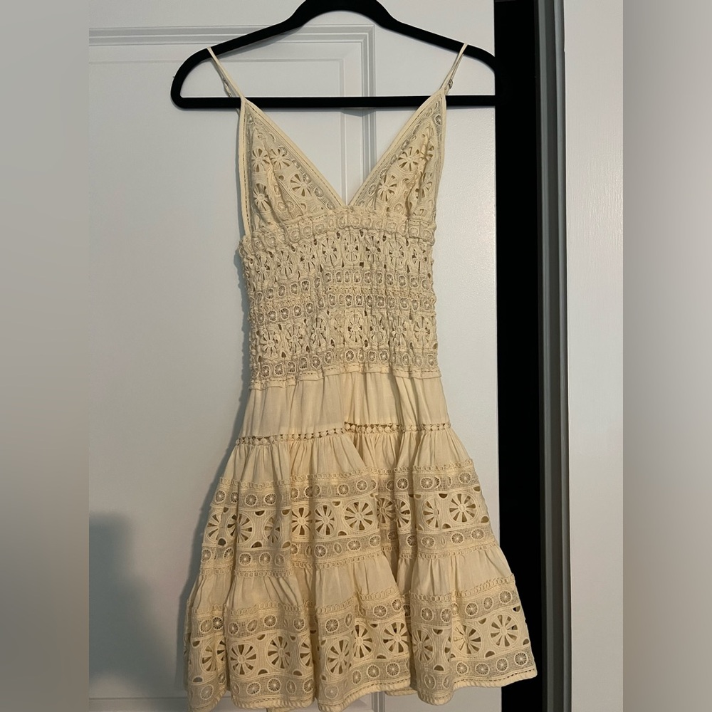House of Spencer yellow mini sundress